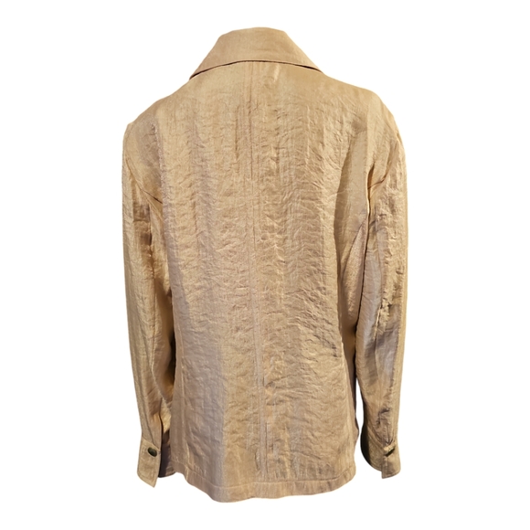 Tall Girl Mettalic  Rosegold Dress Jacket - Picture 7 of 9